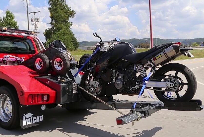 motorcycle towing in Capitol Heights, Maryland
